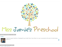 Tablet Screenshot of missjamiespreschool.blogspot.com