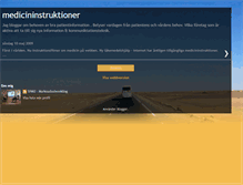Tablet Screenshot of medicininstruktioner.blogspot.com