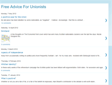 Tablet Screenshot of adviceforunionists.blogspot.com