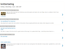 Tablet Screenshot of knittertating.blogspot.com