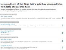 Tablet Screenshot of lotro-hacks.blogspot.com