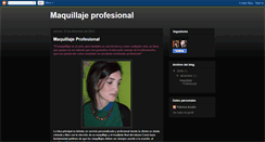 Desktop Screenshot of maquillajespro.blogspot.com