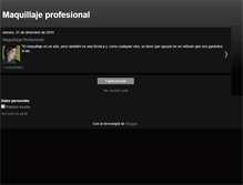Tablet Screenshot of maquillajespro.blogspot.com