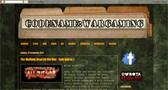 Desktop Screenshot of codenamewargaming.blogspot.com