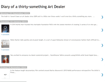 Tablet Screenshot of diaryofathirtysomethingartdealer.blogspot.com