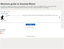 Tablet Screenshot of mooronsguideamandamoore.blogspot.com
