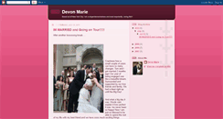 Desktop Screenshot of devmarie.blogspot.com