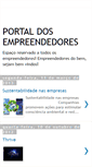 Mobile Screenshot of empreendedoresbemvindos.blogspot.com