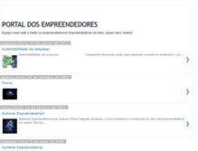 Tablet Screenshot of empreendedoresbemvindos.blogspot.com