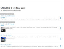 Tablet Screenshot of carazine.blogspot.com