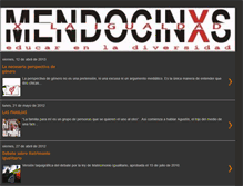 Tablet Screenshot of mendocinosporlaigualdad.blogspot.com