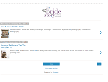 Tablet Screenshot of mybridestory.blogspot.com