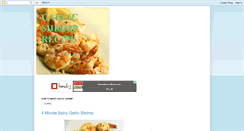 Desktop Screenshot of garlicshrimprecipe.blogspot.com