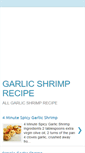 Mobile Screenshot of garlicshrimprecipe.blogspot.com