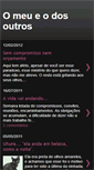 Mobile Screenshot of omeueodosoutros.blogspot.com