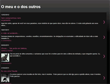 Tablet Screenshot of omeueodosoutros.blogspot.com