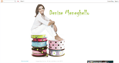 Desktop Screenshot of denisemeneghelloblog.blogspot.com