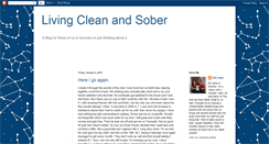 Desktop Screenshot of cleanandsober2.blogspot.com