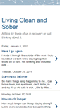 Mobile Screenshot of cleanandsober2.blogspot.com