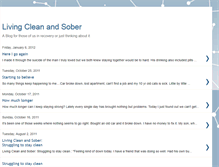 Tablet Screenshot of cleanandsober2.blogspot.com