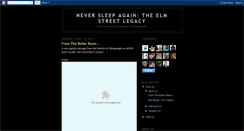 Desktop Screenshot of elmstreetlegacy.blogspot.com