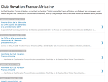 Tablet Screenshot of clubnovationfrancoafricaine.blogspot.com
