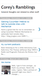 Mobile Screenshot of coreysramblings.blogspot.com