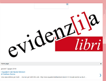 Tablet Screenshot of evidenzialibri.blogspot.com