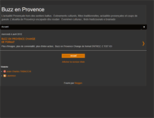 Tablet Screenshot of buzzenprovence.blogspot.com