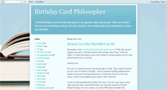 Desktop Screenshot of birthdaycardphilosopher.blogspot.com