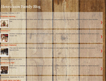Tablet Screenshot of henricksonfamilyblog.blogspot.com