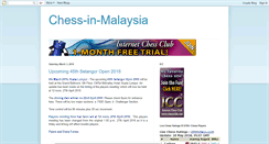 Desktop Screenshot of chessinmalaysia.blogspot.com