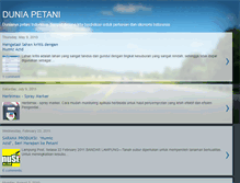 Tablet Screenshot of duniapetani.blogspot.com