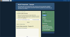 Desktop Screenshot of multicontohpresentasi.blogspot.com