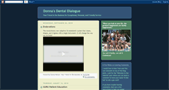 Desktop Screenshot of donnasdentaldialogue.blogspot.com
