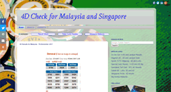 Desktop Screenshot of 4dcheckmalaysia.blogspot.com