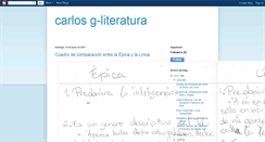 Desktop Screenshot of carlosg-literatura.blogspot.com