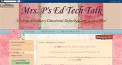 Desktop Screenshot of mrspedtechtalk.blogspot.com