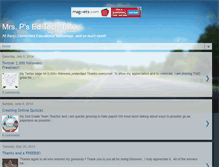 Tablet Screenshot of mrspedtechtalk.blogspot.com