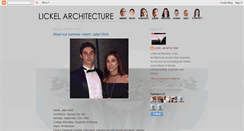 Desktop Screenshot of lickelarchitecture.blogspot.com