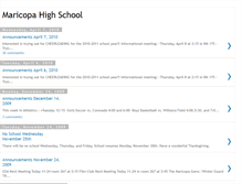 Tablet Screenshot of maricopahighschool.blogspot.com