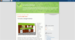 Desktop Screenshot of buildingakitchen.blogspot.com