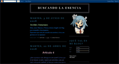 Desktop Screenshot of buscandolaesencia.blogspot.com