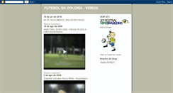 Desktop Screenshot of futeboldacoloniavideos.blogspot.com