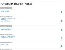 Tablet Screenshot of futeboldacoloniavideos.blogspot.com