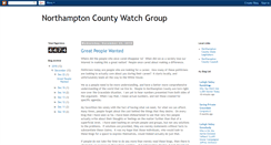 Desktop Screenshot of northamptoncountywatchgroup.blogspot.com