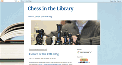 Desktop Screenshot of chessinthelibrary.blogspot.com