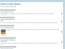 Tablet Screenshot of chessinthelibrary.blogspot.com