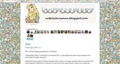 Desktop Screenshot of nabilahrosman.blogspot.com