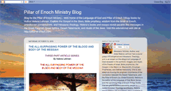 Desktop Screenshot of pillarofenoch.blogspot.com